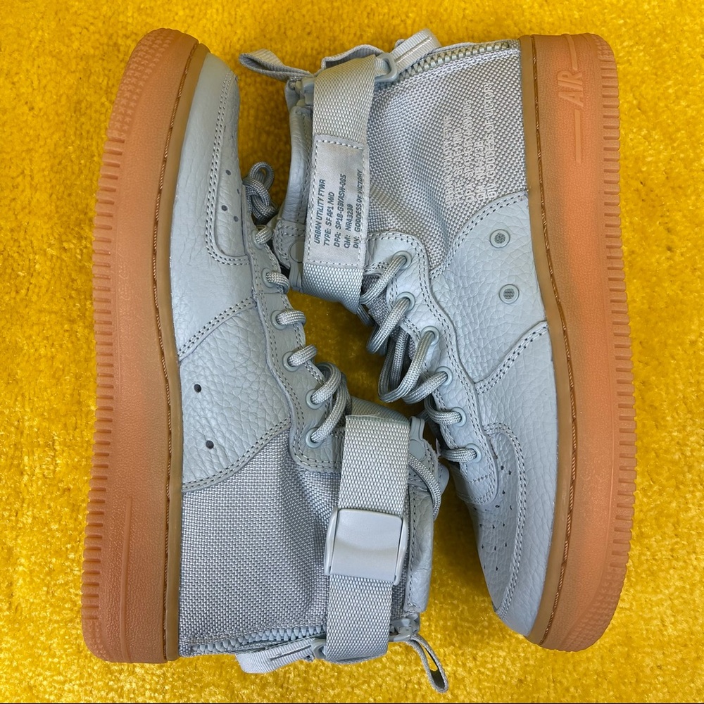 Nike SF Air Force 1 Mid Ocean Bliss Blue GS Sz 5y